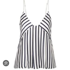 Cami NYC Striped Black and White Women's Top